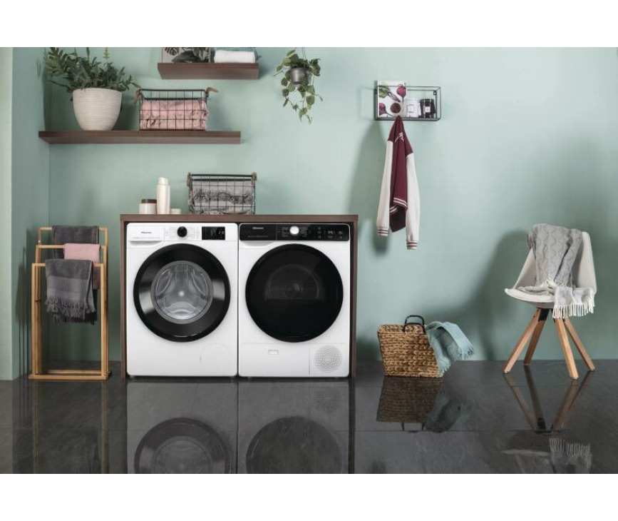 Hisense WFGE901439VMQ wasmachine met 9 kg. en 1400 toeren
