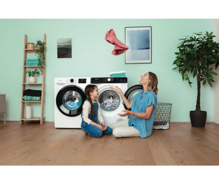 Hisense WFGE901439VMQ wasmachine met 9 kg. en 1400 toeren