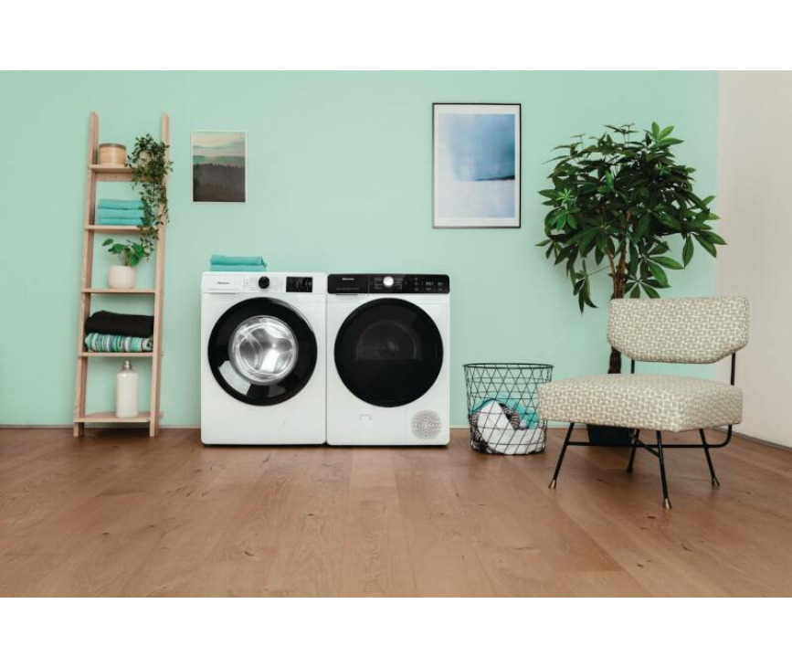 Hisense WFGE901439VMQ wasmachine met 9 kg. en 1400 toeren