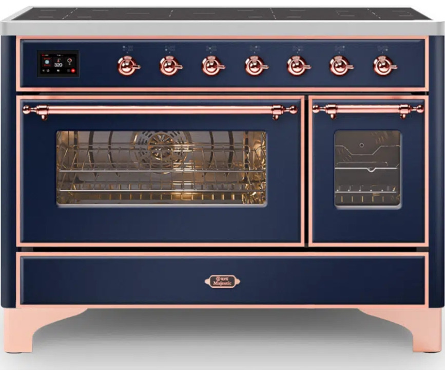 Ilve MI127NE3/MB inductie fornuis - blauw - 120 cm. breed