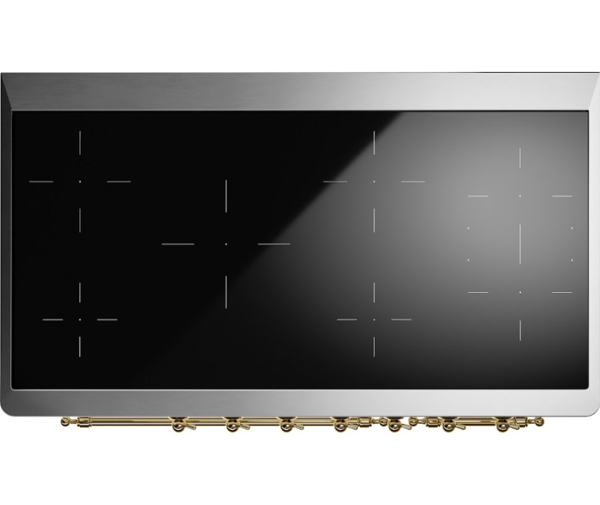 Ilve MI127NE3/MB inductie fornuis - blauw - 120 cm. breed