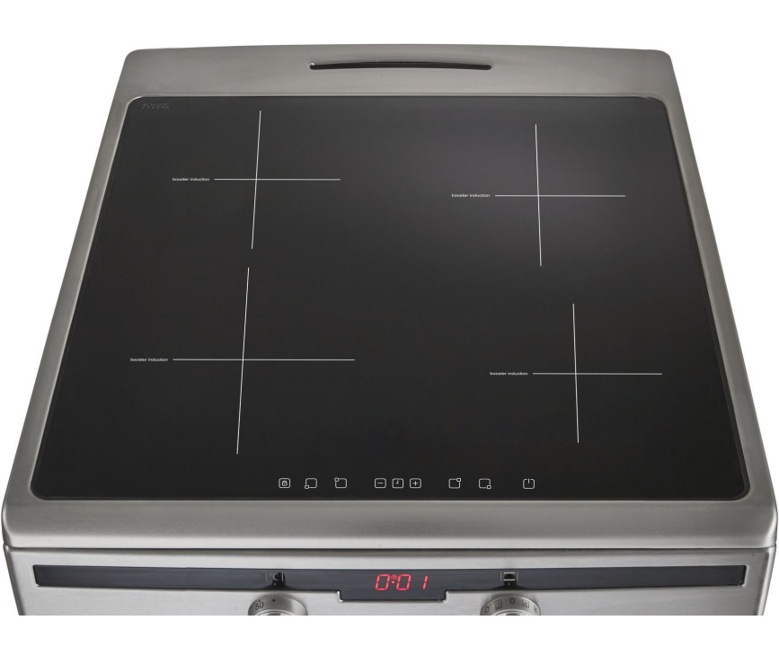 Inventum VFI6042RVS inductie fornuis