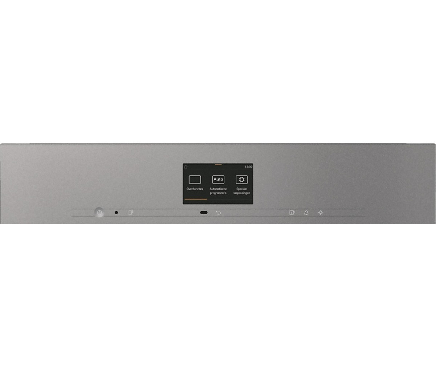 De Miele DGC 7645 is uitgevoerd in de kleur grafietgrijs en heeft een touchdisplay