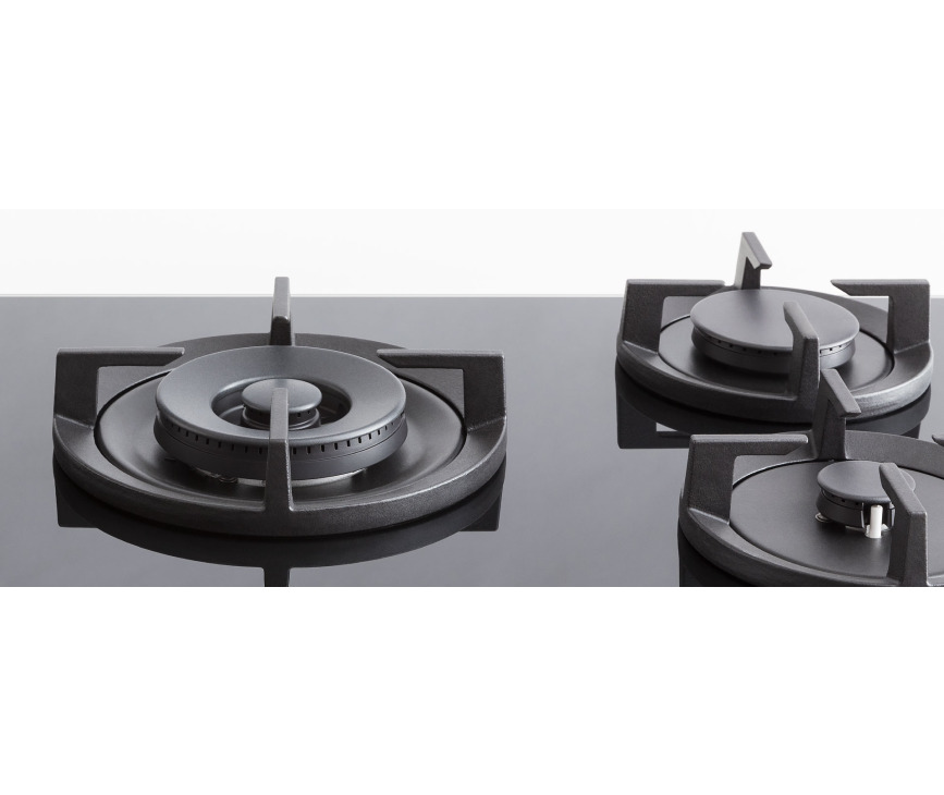 Bertazzoni P905LPROGNE inbouw gas kookplaat - gas op glas