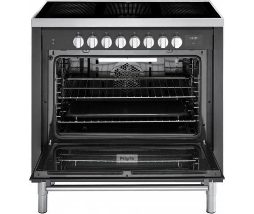 Pelgrim IF960MAT inductie fornuis - mat-zwart