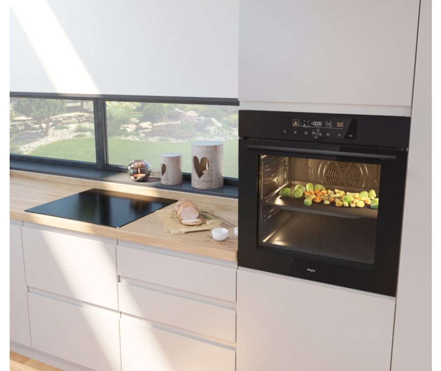 Pelgrim O500MAT inbouw oven - mat zwart