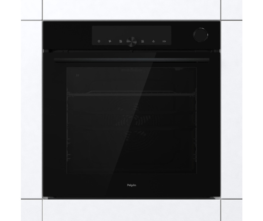 Pelgrim OAS560ZWA inbouw oven met stoom - zwart