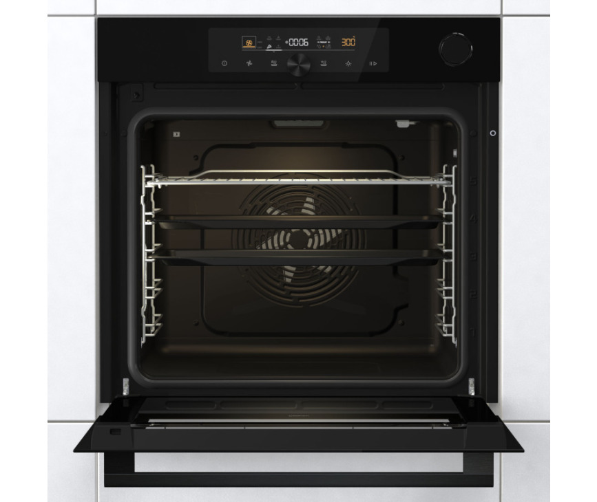 Pelgrim OAS560ZWA inbouw oven met stoom - zwart
