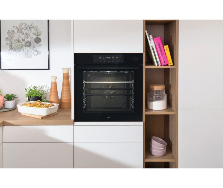 Pelgrim OAS560ZWA inbouw oven met stoom - zwart