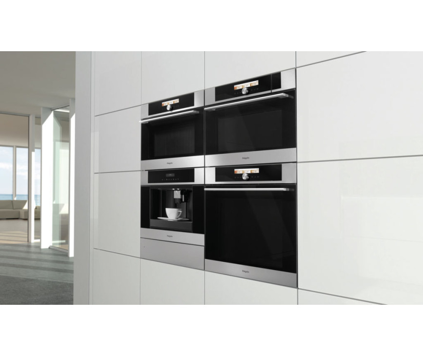Pelgrim OVM824RVS inbouw oven - roestvrijstaal - nis 45 cm.