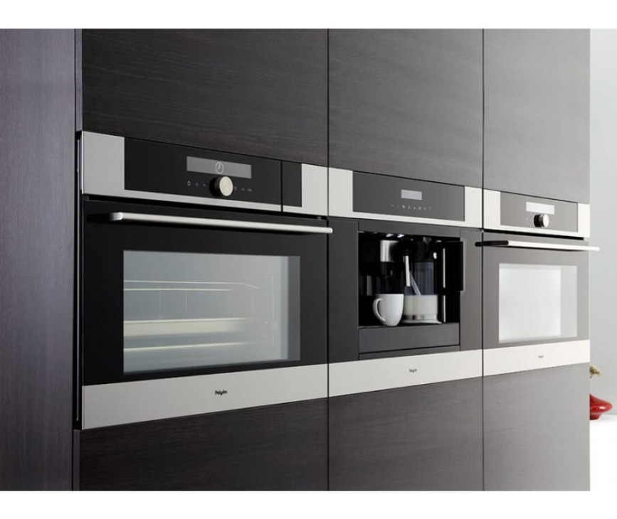Pelgrim OVM824RVS inbouw oven - roestvrijstaal - nis 45 cm.4RVS inbouw oven