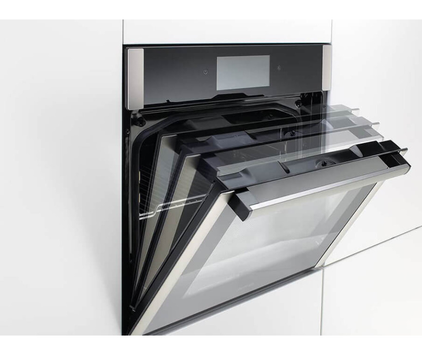 Pelgrim OVM824RVS inbouw oven - roestvrijstaal - nis 45 cm.