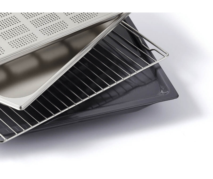 Pelgrim OVM824RVS inbouw oven - roestvrijstaal - nis 45 cm.