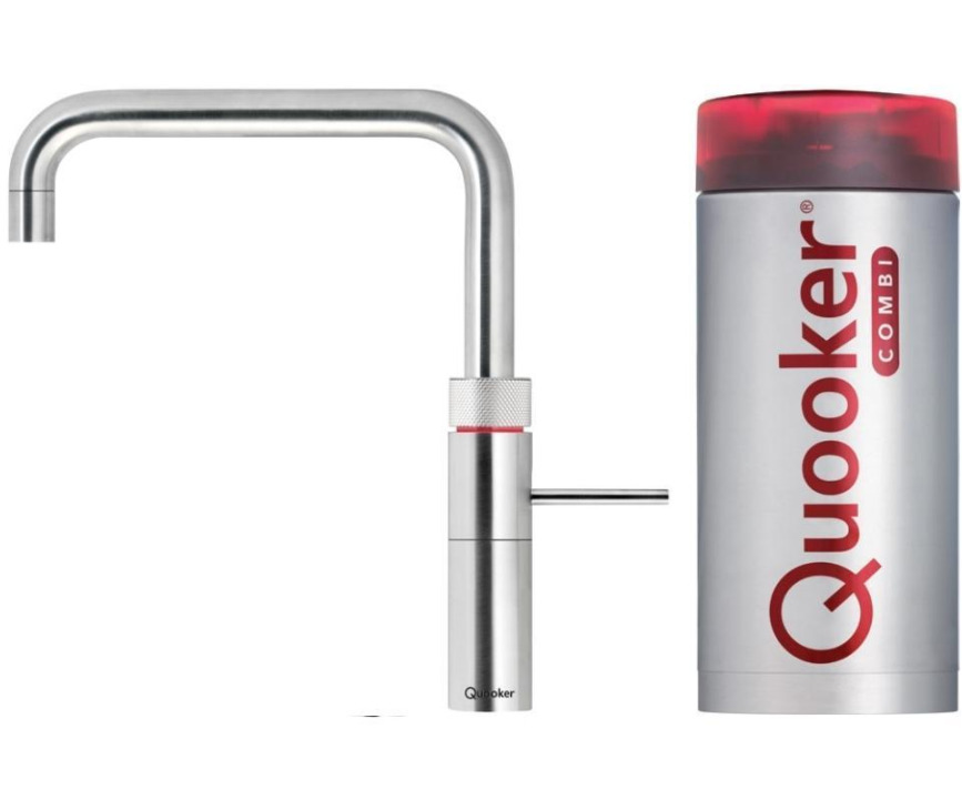 QUOOKER kokend water kraan chroom COMBI+ Fusion Square
