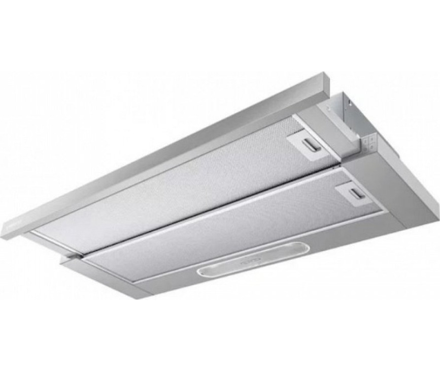 De aluminium vetfilter aan de onderzijde zijn eenvoudig te reinigen