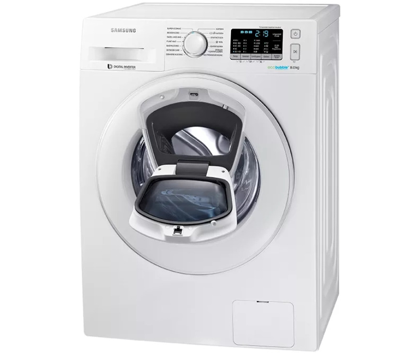 De Samsung WW80K5400WW heeft met de AddWash functie echt een functionele toevoeging
