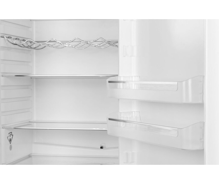 Schneider SCB300VB retro jaren 50 koelkast - mat zwart