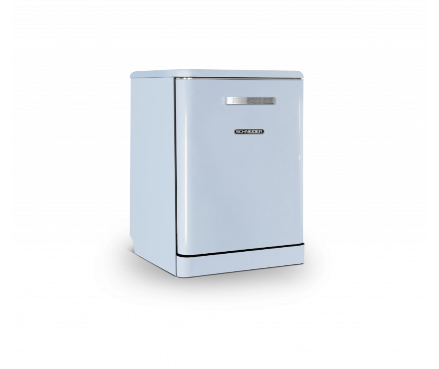 Schneider SDW1444VBL retro jaren 50 vaatwasser - blauw