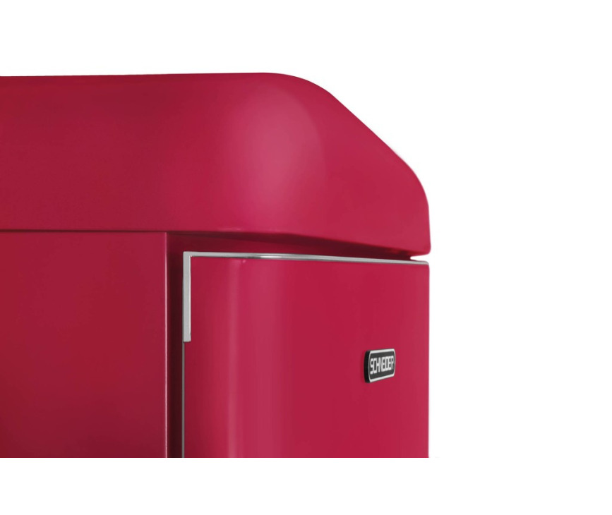 Schneider SCCB250VHAW retro jaren 50 koelkast - hawaii rood