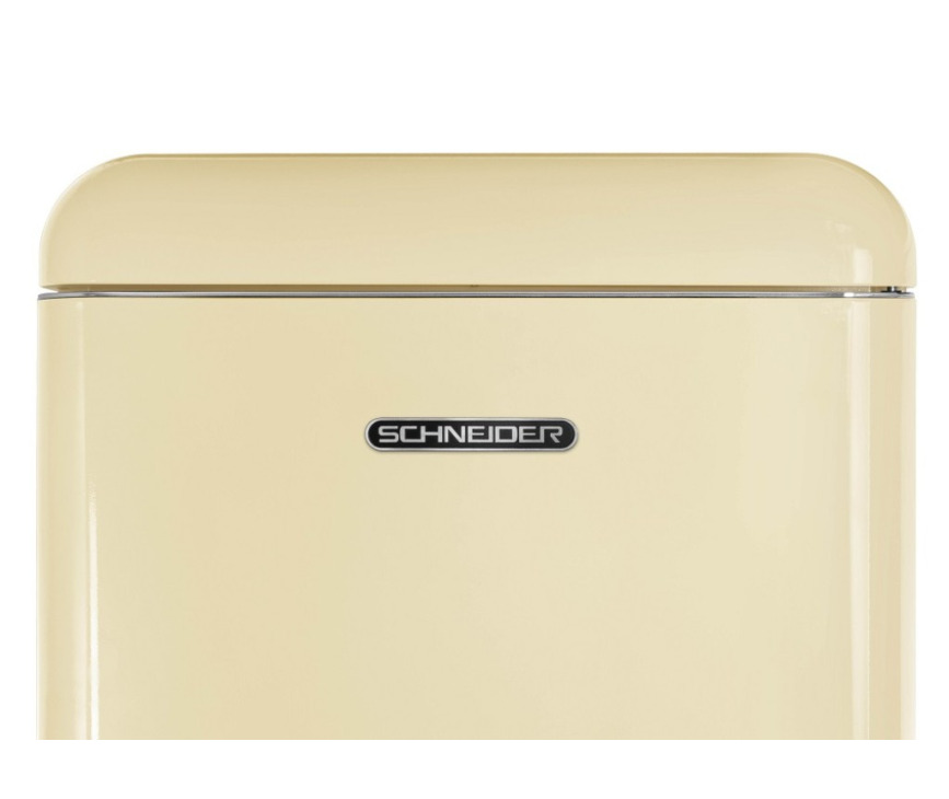  Schneider SCCL222VCR retro jaren 50 koelkast - creme