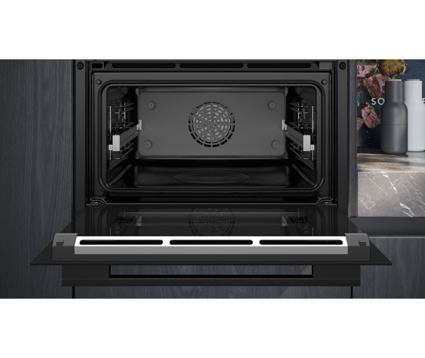 Siemens CS736GCB1F inbouw combi-stoomoven - nis 45 cm.