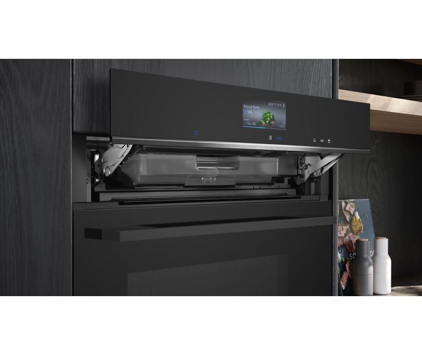 Siemens CS736GCB1F inbouw combi-stoomoven - nis 45 cm.