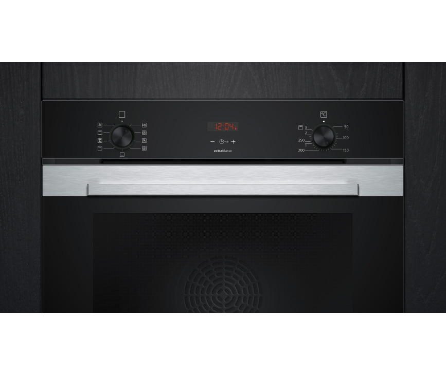 Siemens HB314G0S3 inbouw oven met 3D hetelucht, humidClean en softMove
