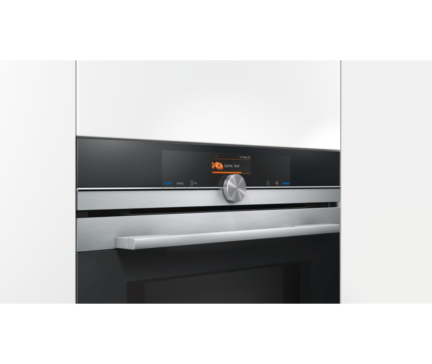 Siemens HM676G0S1 rvs inbouw combi-magnetron