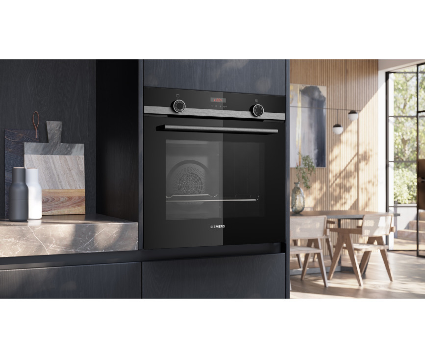 Siemens HQ574AER3 inbouw oven met stoom - zwart