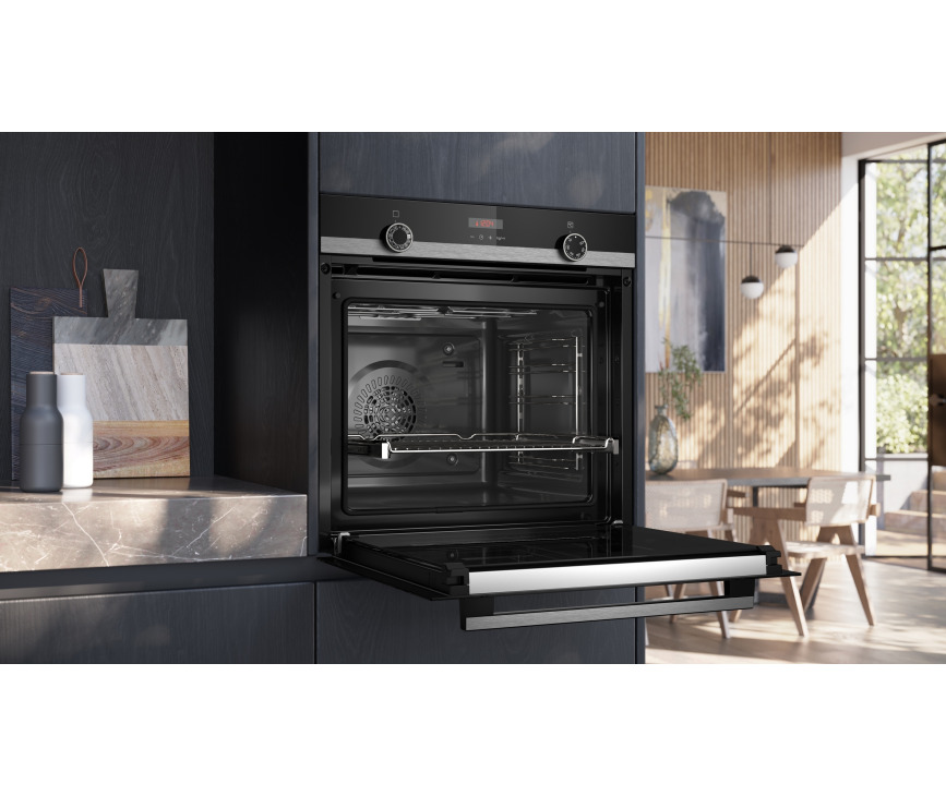 Siemens HQ574AER3 inbouw oven met stoom - zwart