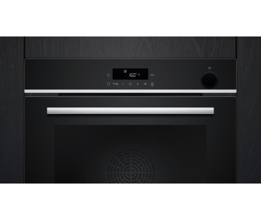 Siemens HR572GBS3 inbouw oven met stoom en pyrolyse - zwart
