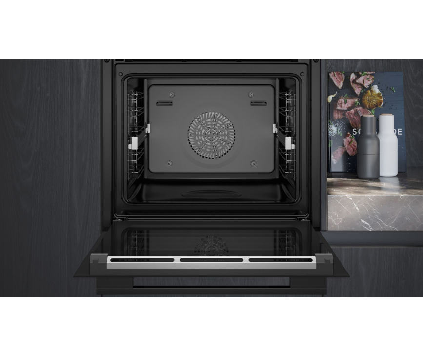 Siemens HS736GDB1 extraKlasse inbouw combi-stoomoven - zwart glas