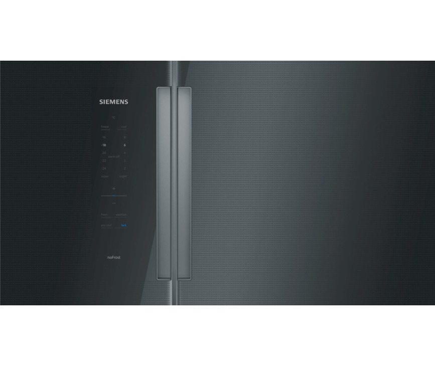 Siemens KA92NLB35 zwart side-by-side koelkast