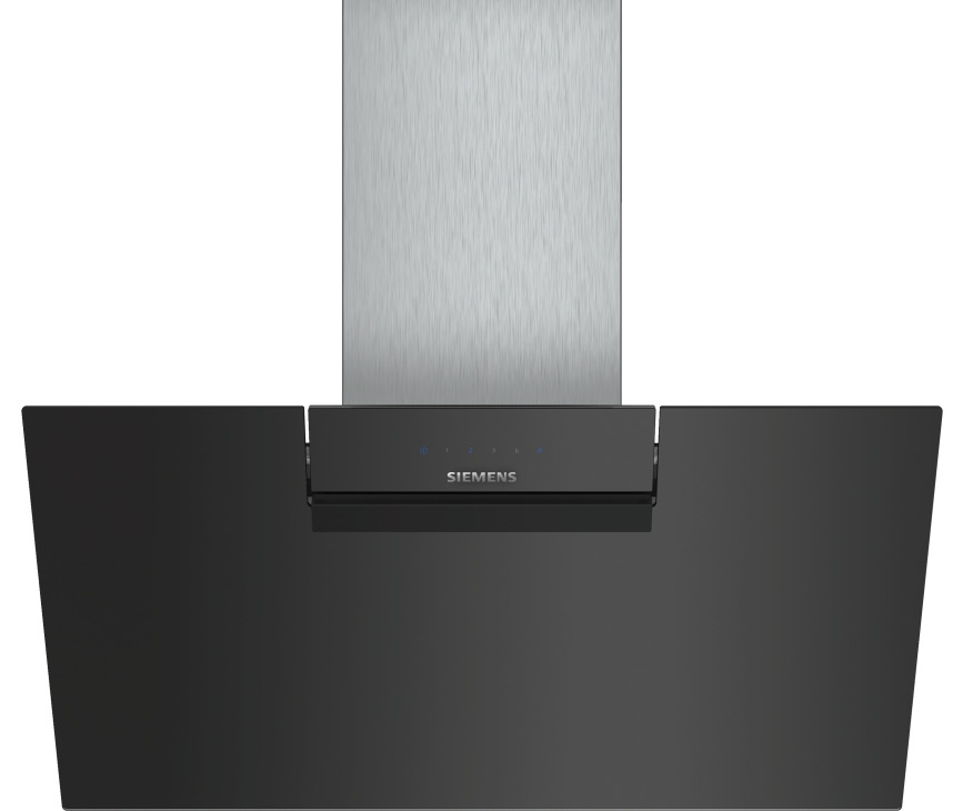 SIEMENS afzuigkap wand zwart LC87KEM60