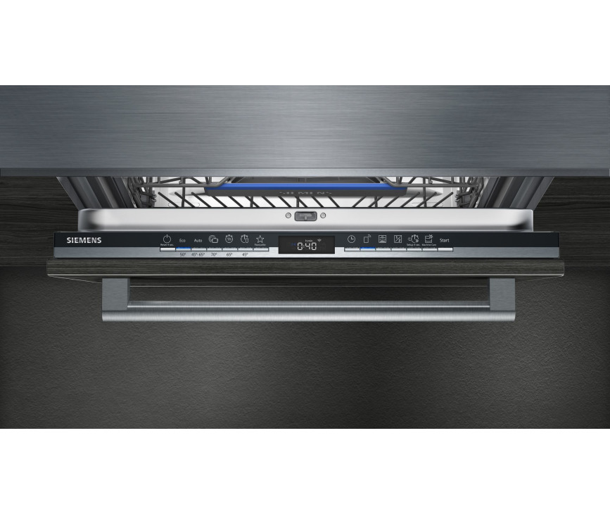 Siemens SX63HX60CE verhoogde inbouw vaatwasser met besteklade