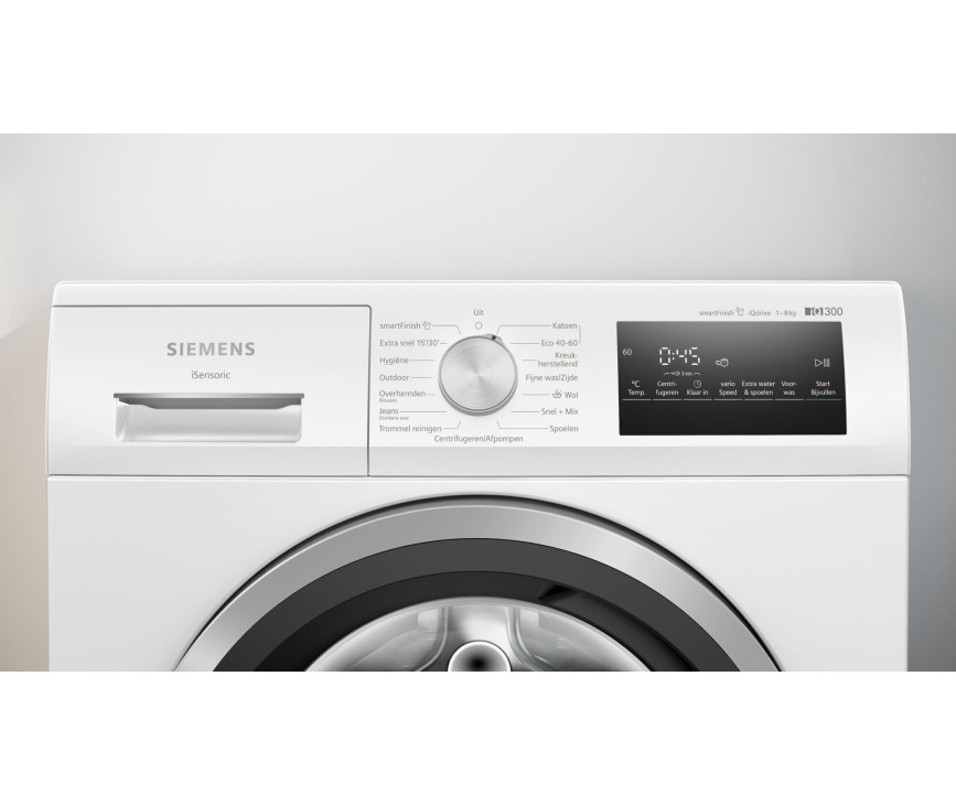 Siemens WM14N201NL wasmachine - 1400 toeren en 8 kg.