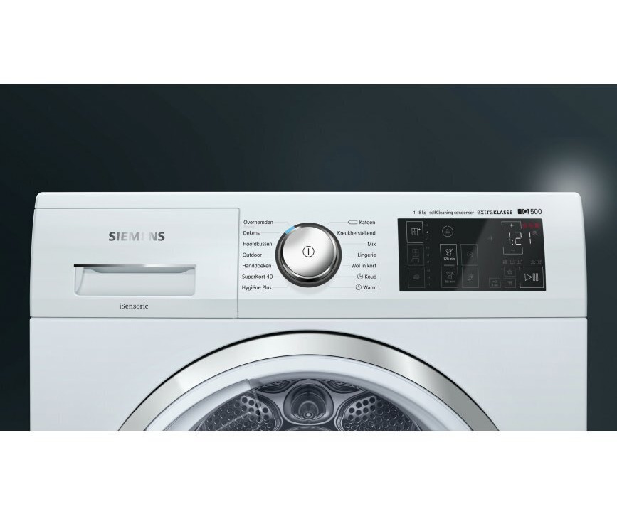 Siemens WT7U4691NL warmtepomp droger - 8 kg.