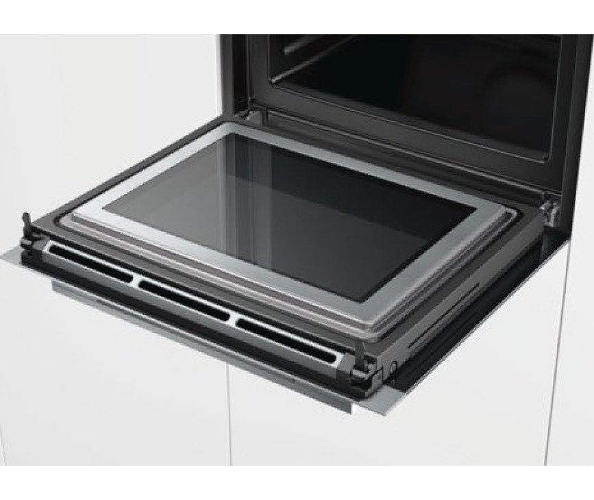 De ovendeur van de Siemens HM633GNS1 oven met magnetron