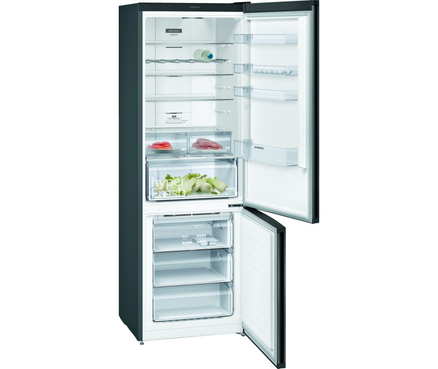 Siemens KG49NXXEA blacksteel koelkast