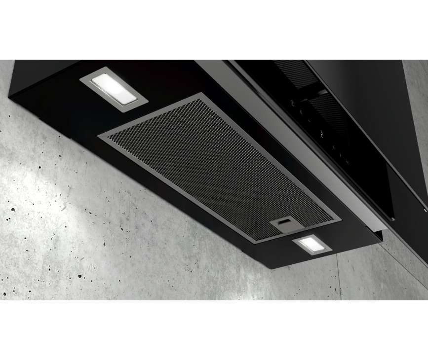 Siemens LC97FLP60 verticale wandmodel afzuigkap met randafzuiging - zwart 
