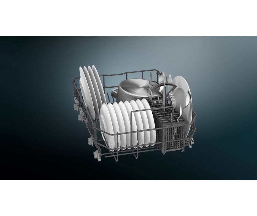 Siemens SR53HS28KE smalle inbouw vaatwasser 45 cm breed met bestekmandje