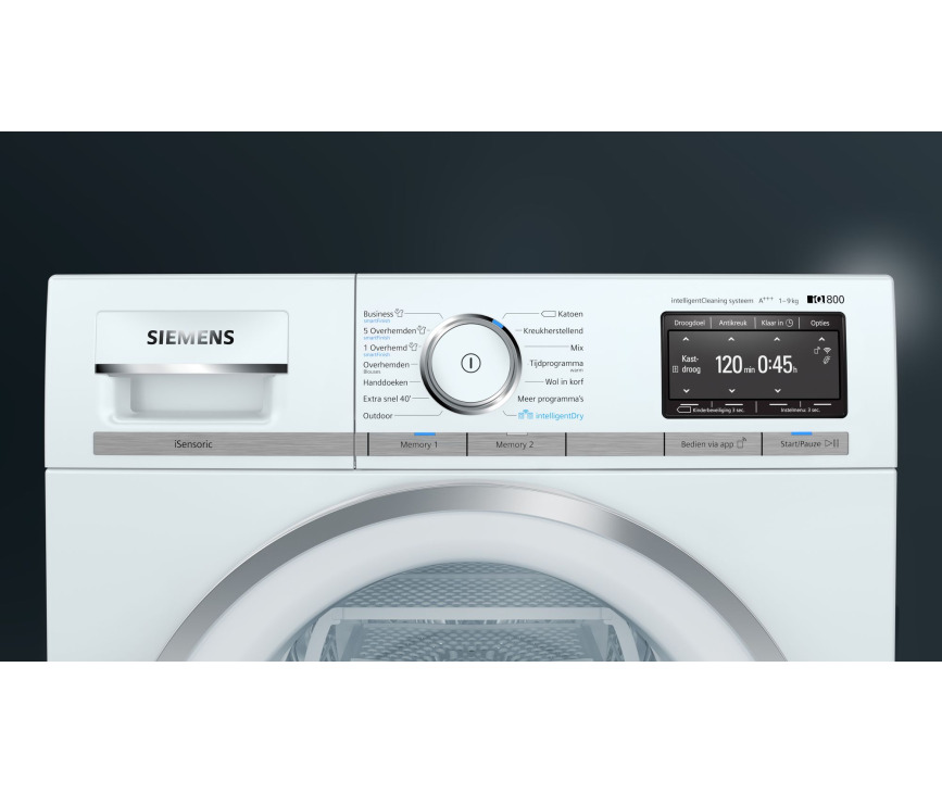 Siemens WT8HXE90NL warmtepomp droger met Home Connect
