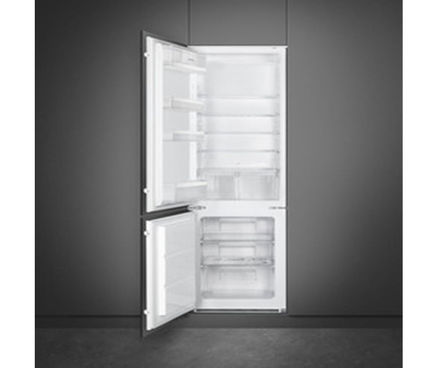 Smeg C4172FL inbouw koelkast - nis 178 cm. - sleepdeur