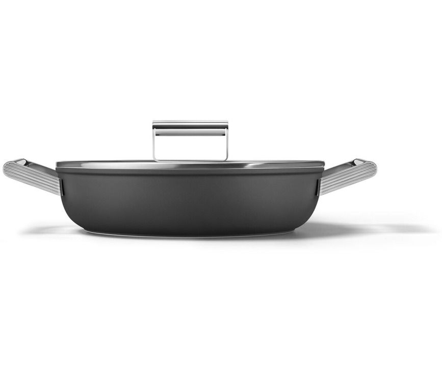 SMEG smoorpan pannen mat-zwart CKFD2811BLM