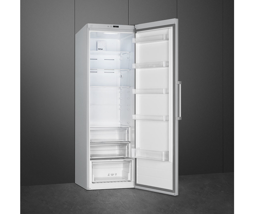 Foto van de binnenzijde van de Smeg FA402PX koelkast