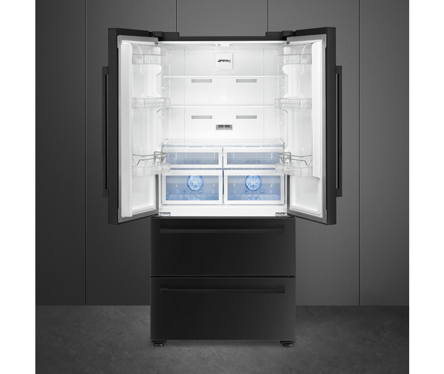 Smeg FQ55FNDF french-door koelkast - zwart