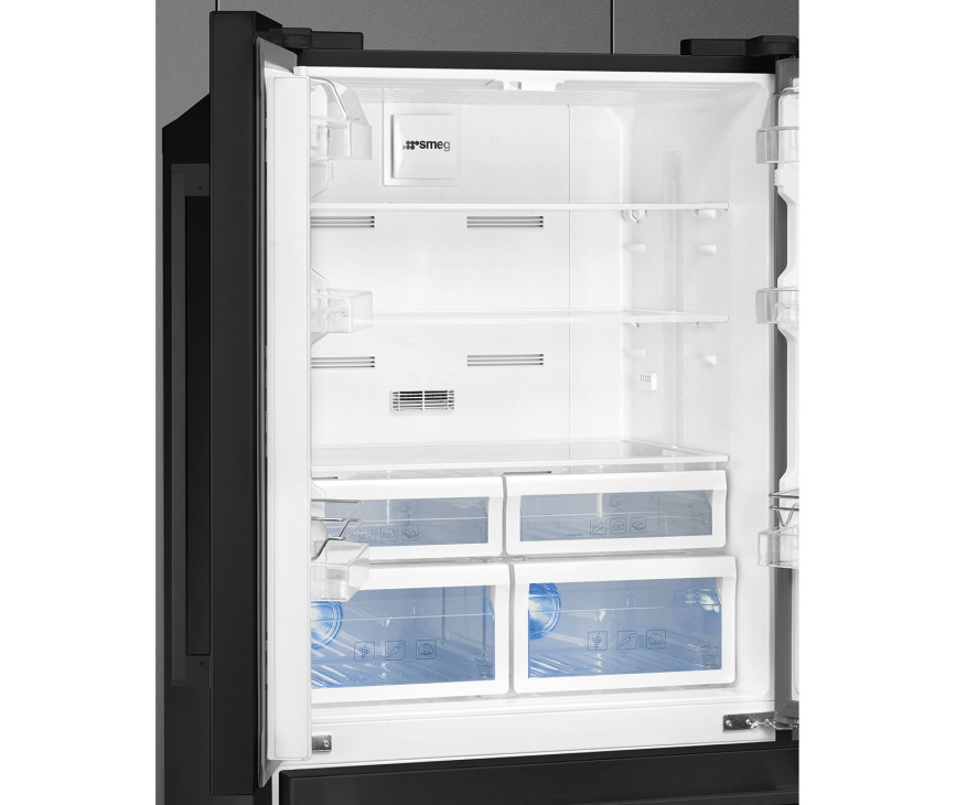 Smeg FQ55FNDF french-door koelkast - zwart