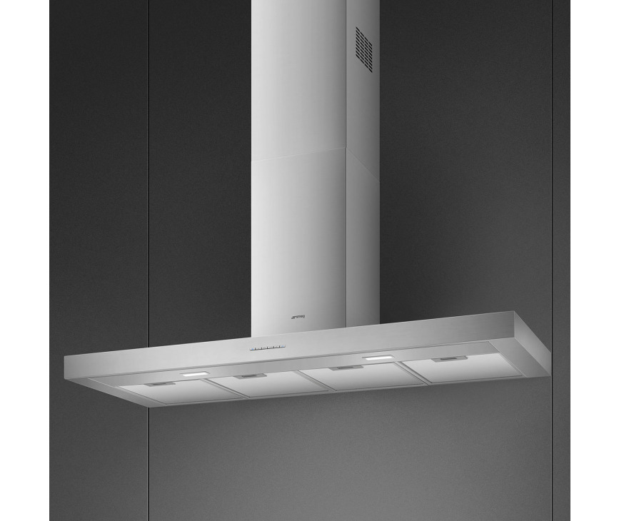 Smeg KBT1200XE wand afzuigkap - 120 cm breed blokmodel