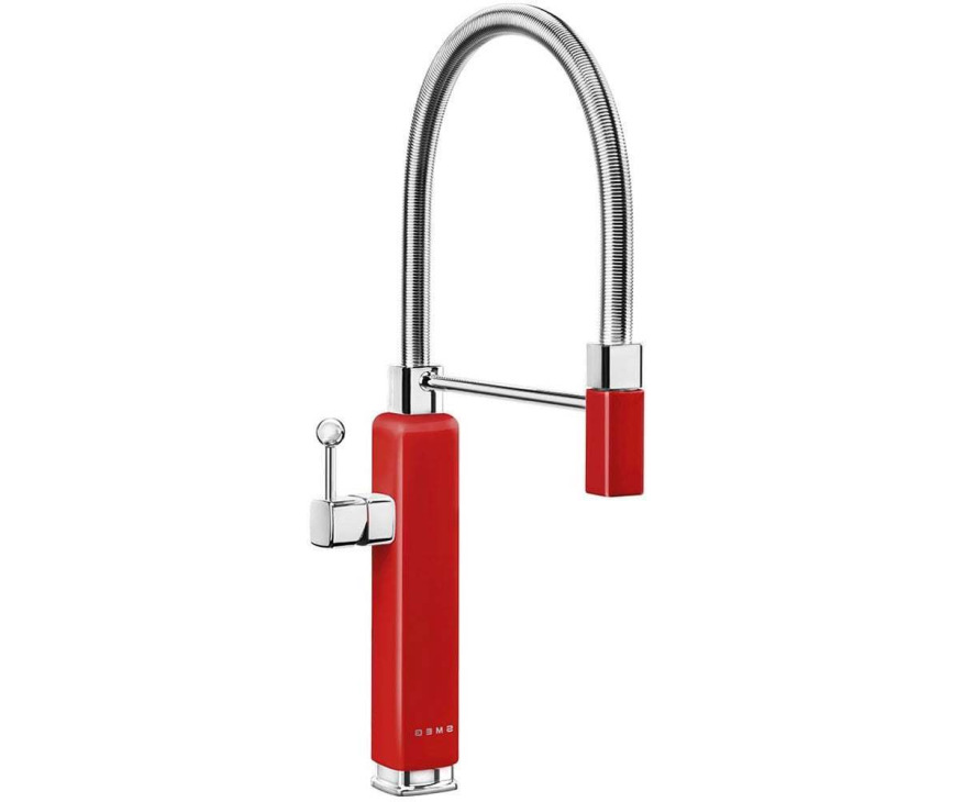 Smeg MDF50RD keukenkraan rood - retro jaren 50 stijl