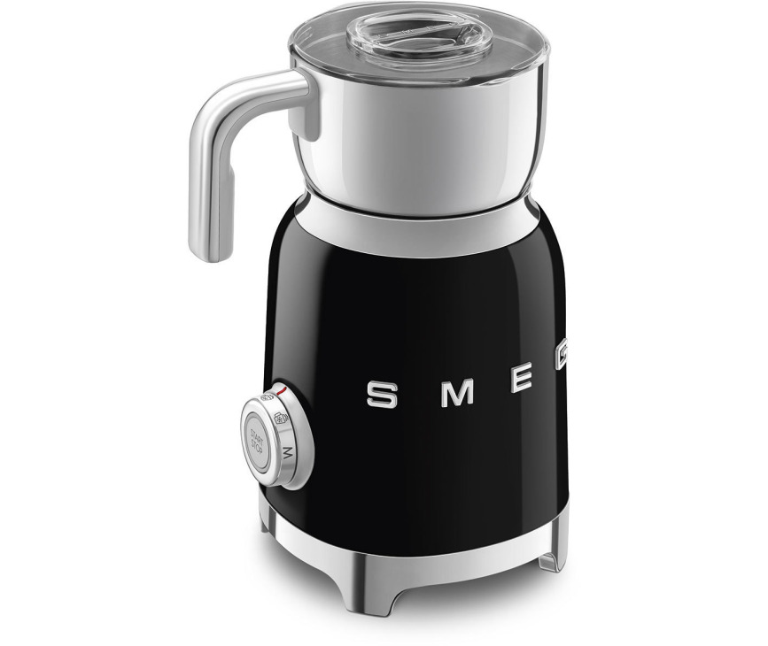 De Smeg MFF01BLEU melkopschuimer is vervaardigd uit verschillende duurzame materialen